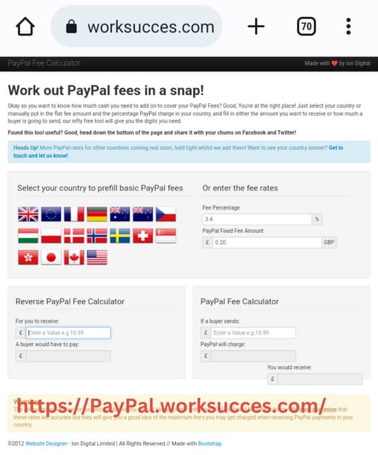 PayPal Consumer Fees | PayPal ID