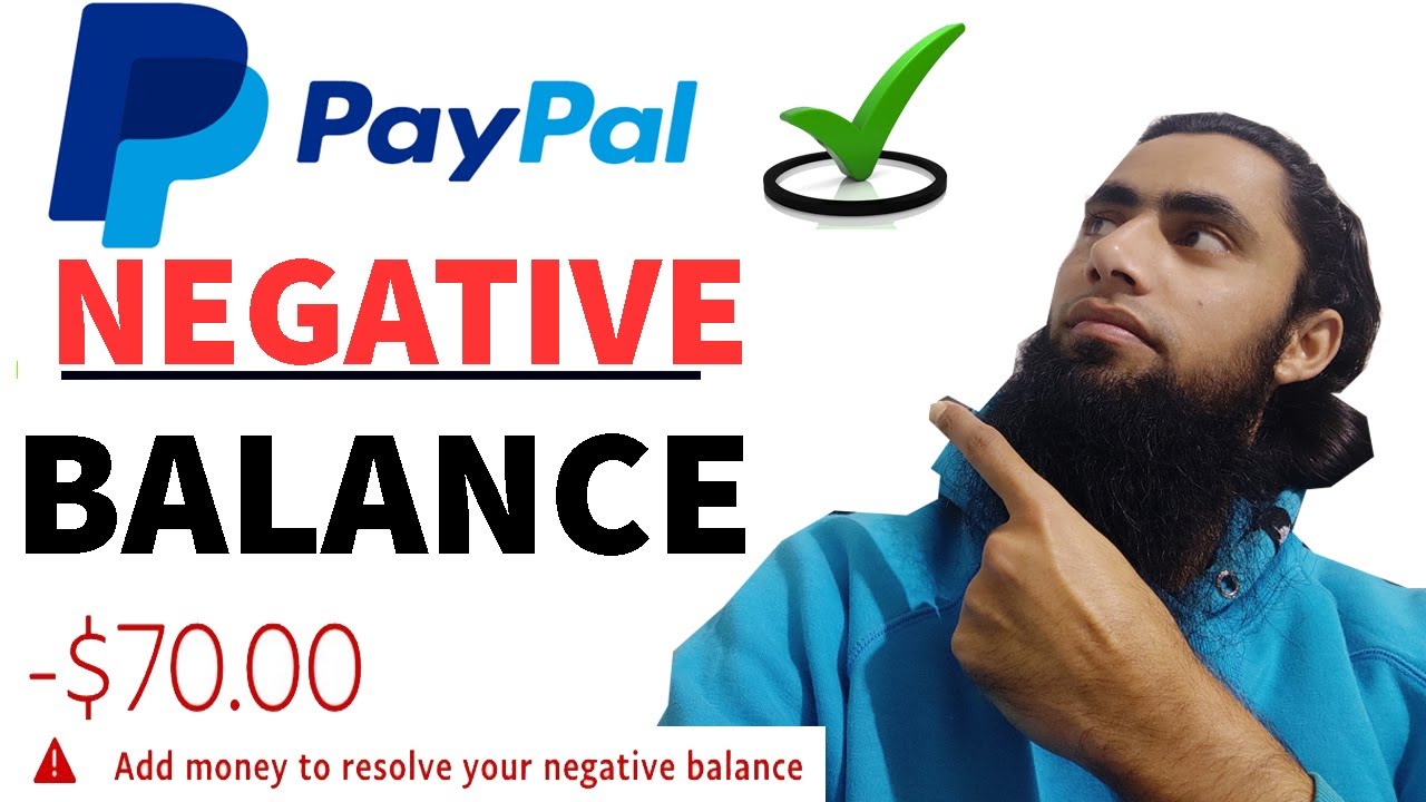 Paypal negative balance India