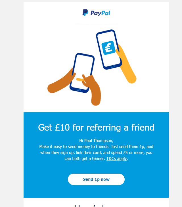 Earn up to $ with PayPal Referral Program