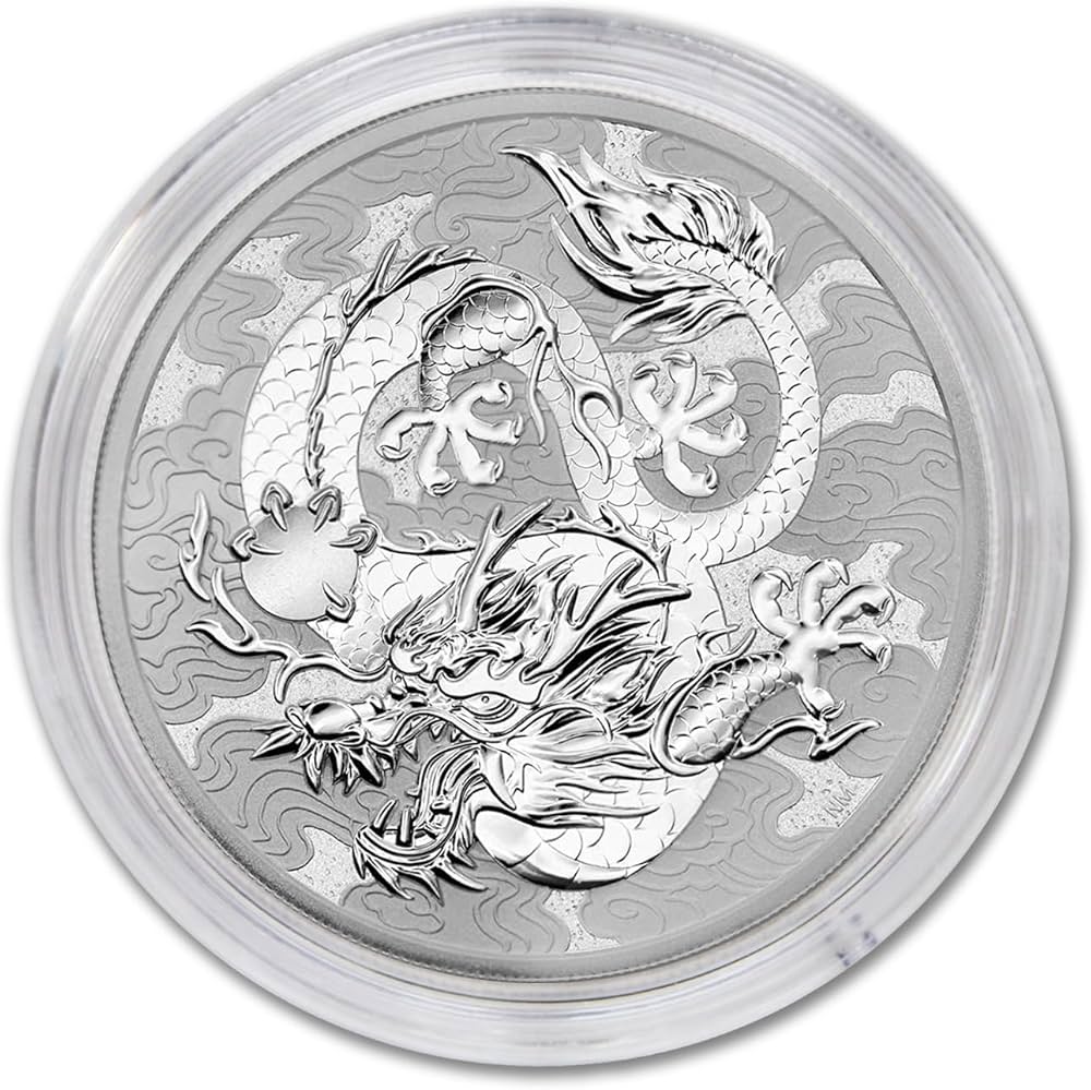 Perth Mint Lunar Dragon 1 oz Silver Coin | Buy Silver Malaysia