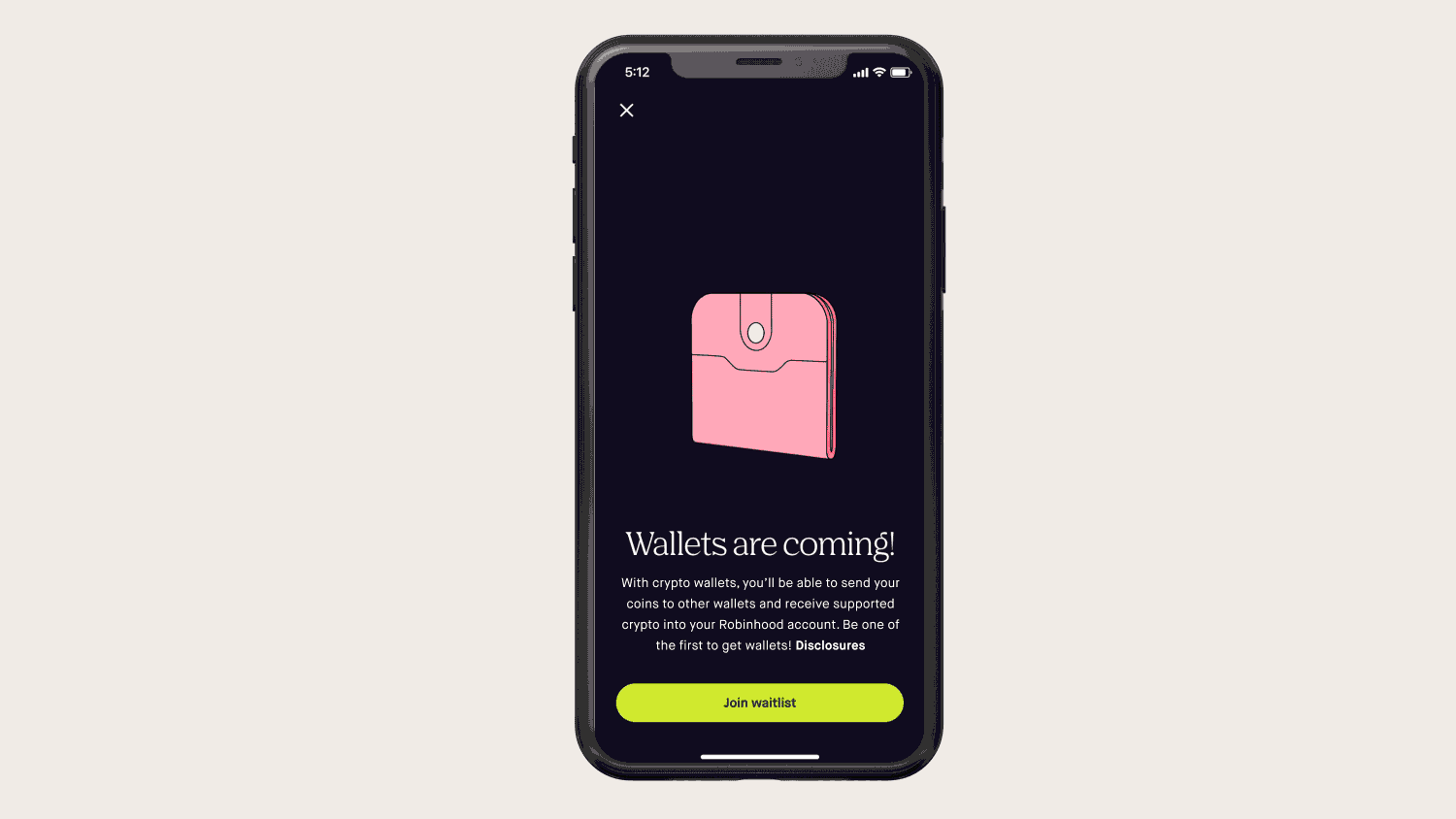 Robinhood wallet waitlist | Robinhood