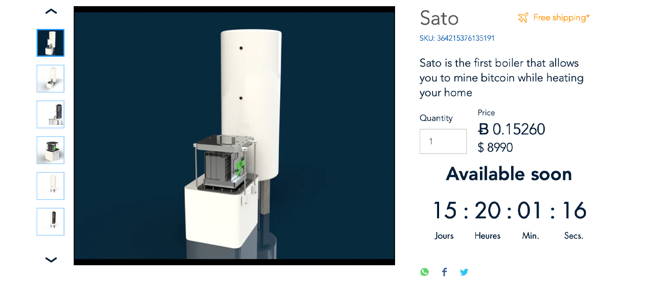 SATO Technologies Corp. Announces October Bitcoin Mining Operational Update