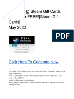 HOW TO GET FREE STEAM GIFT CARD CODES (@#NYV#$ – My Store