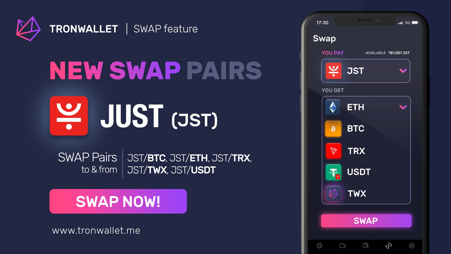 ETH to TRX Exchange | Convert Ethereum to TRON on SimpleSwap