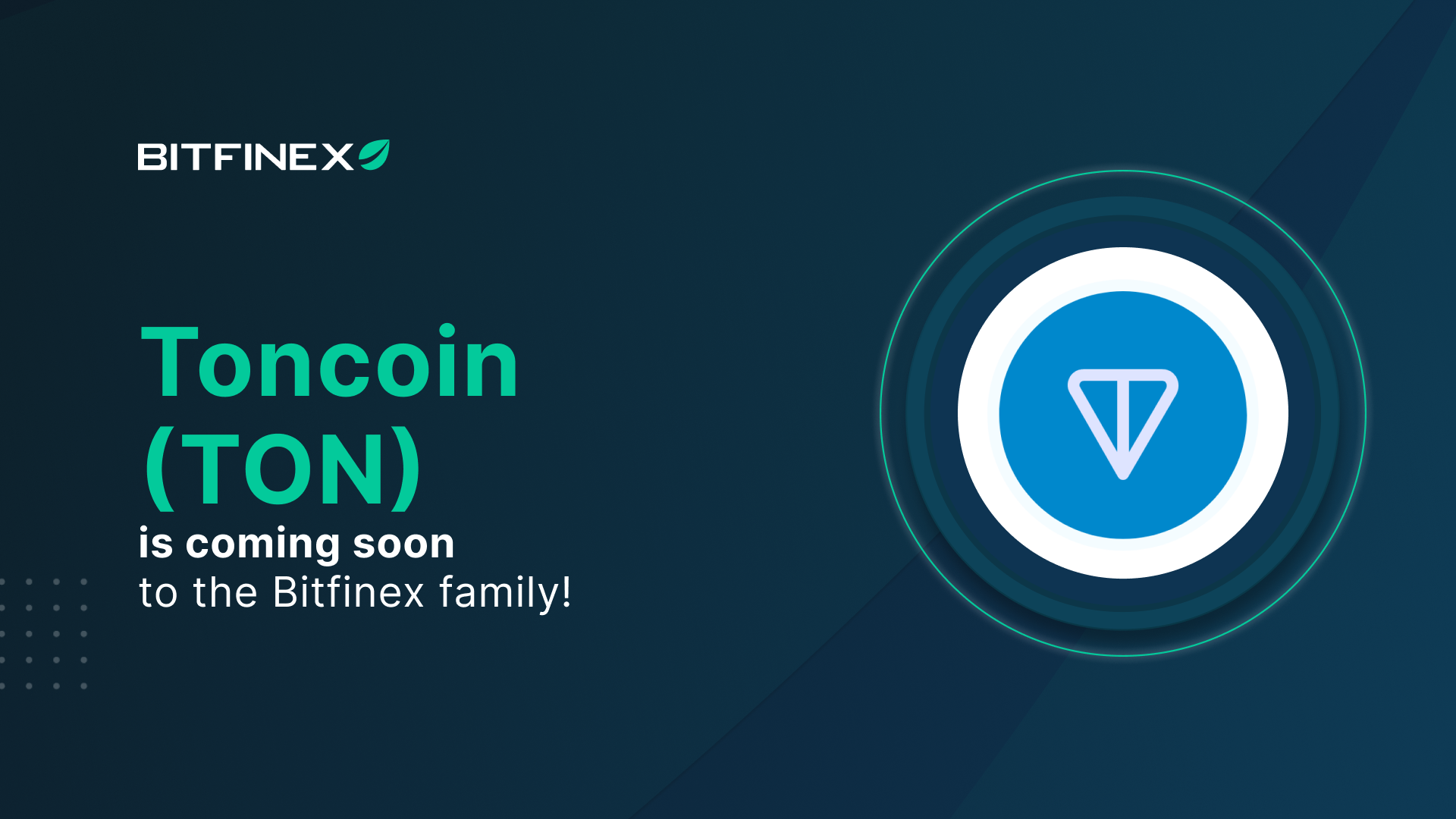 Toncoin(TON) New Listing on Bitfinex at April 7, UTC | CoinCarp