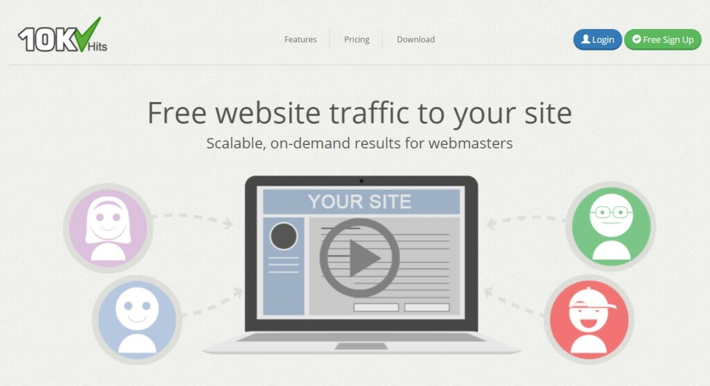 Free Website Traffic Exchange | BigHits4U