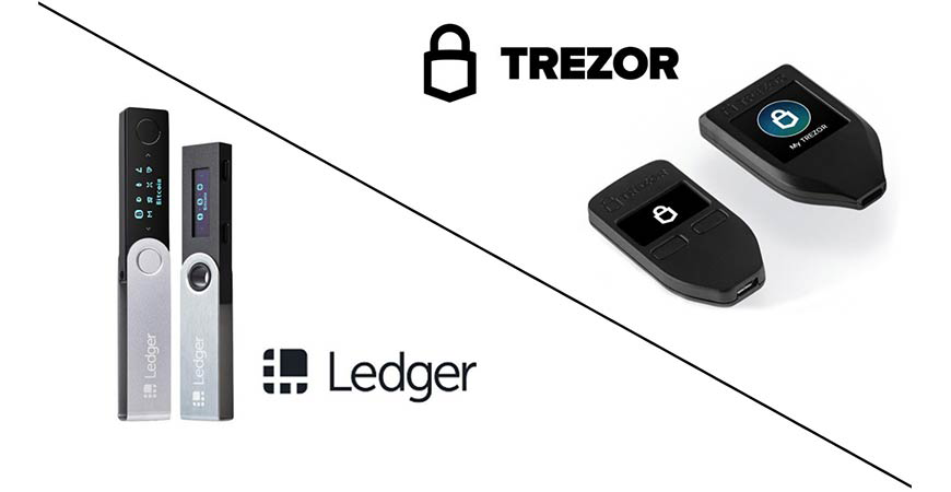 Hardware wallet comparison Ledger, Trezor, BitBox