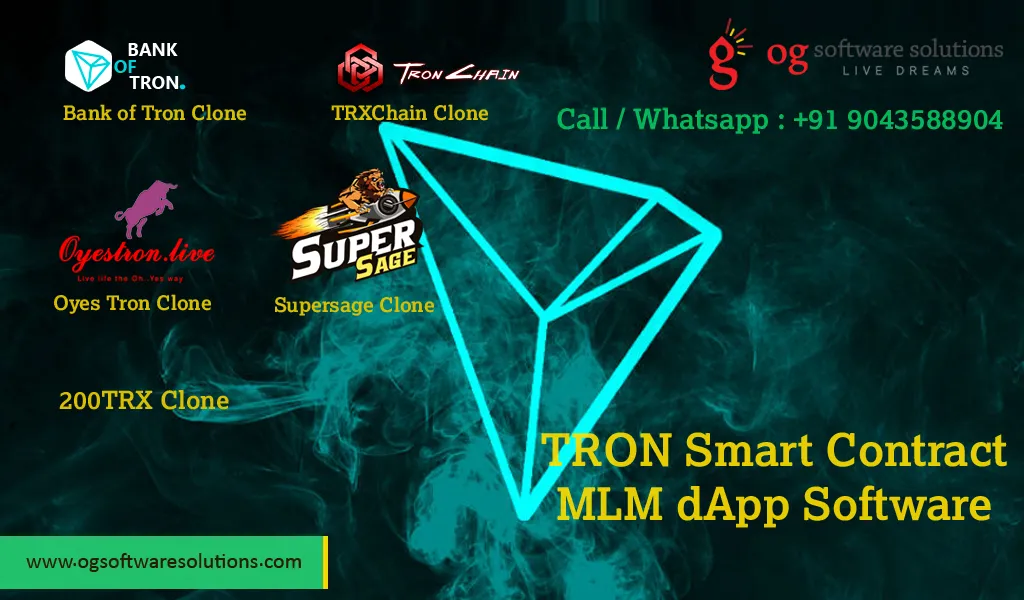 Top Tron smart contract Based MLM software | Volochain MLM software