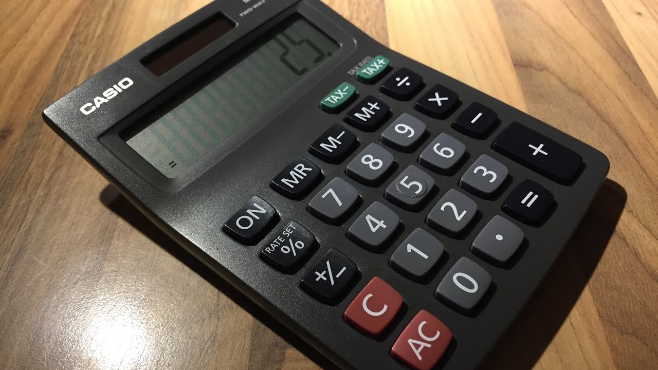 Desktop Calculator Business 12 digits, Two Way Power, DWTW-GD