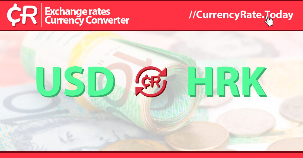 US dollar - Croatian kuna (USD/HRK) Free currency exchange rate conversion calculator | CoinYEP