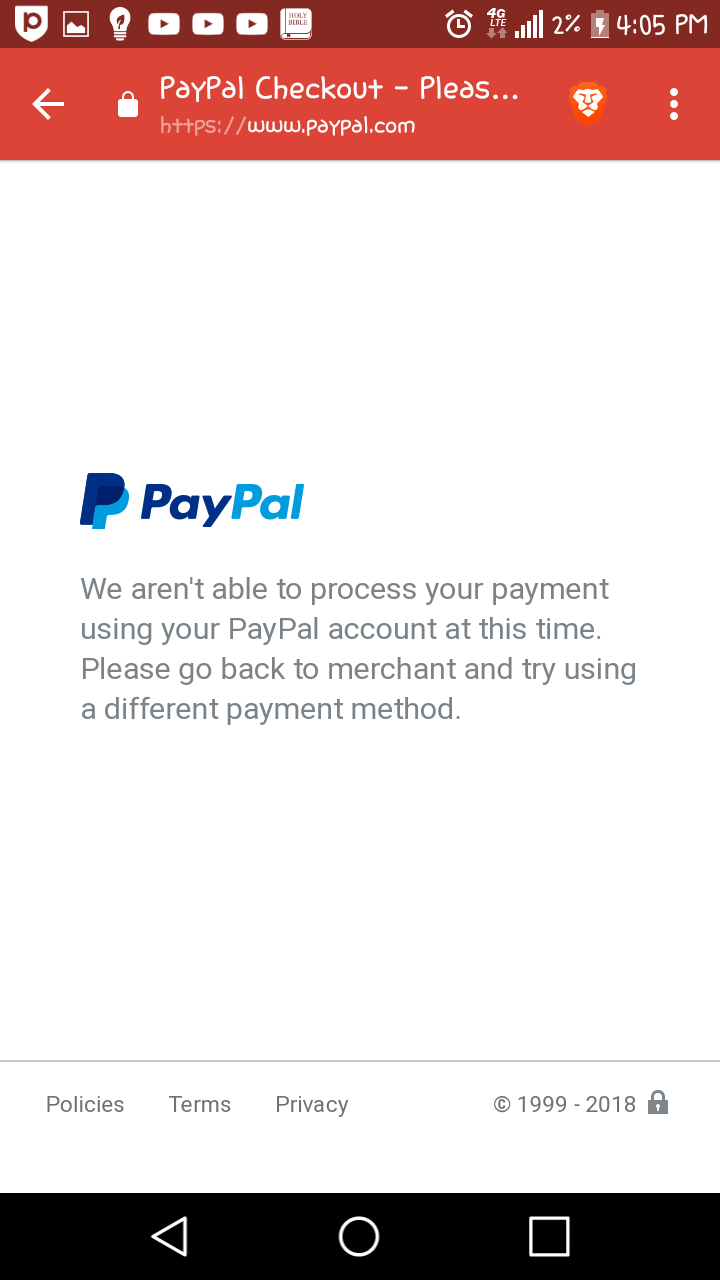 Can't receive money - PayPal Community