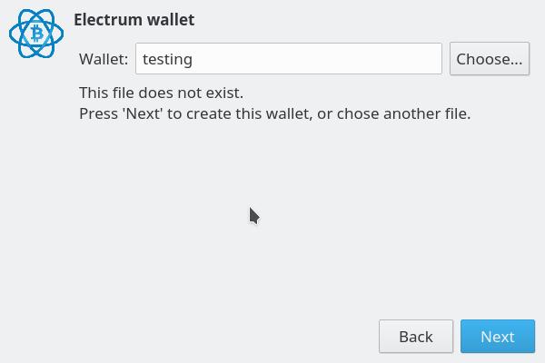 How to create a new Electrum wallet file – Bitcoin Electrum